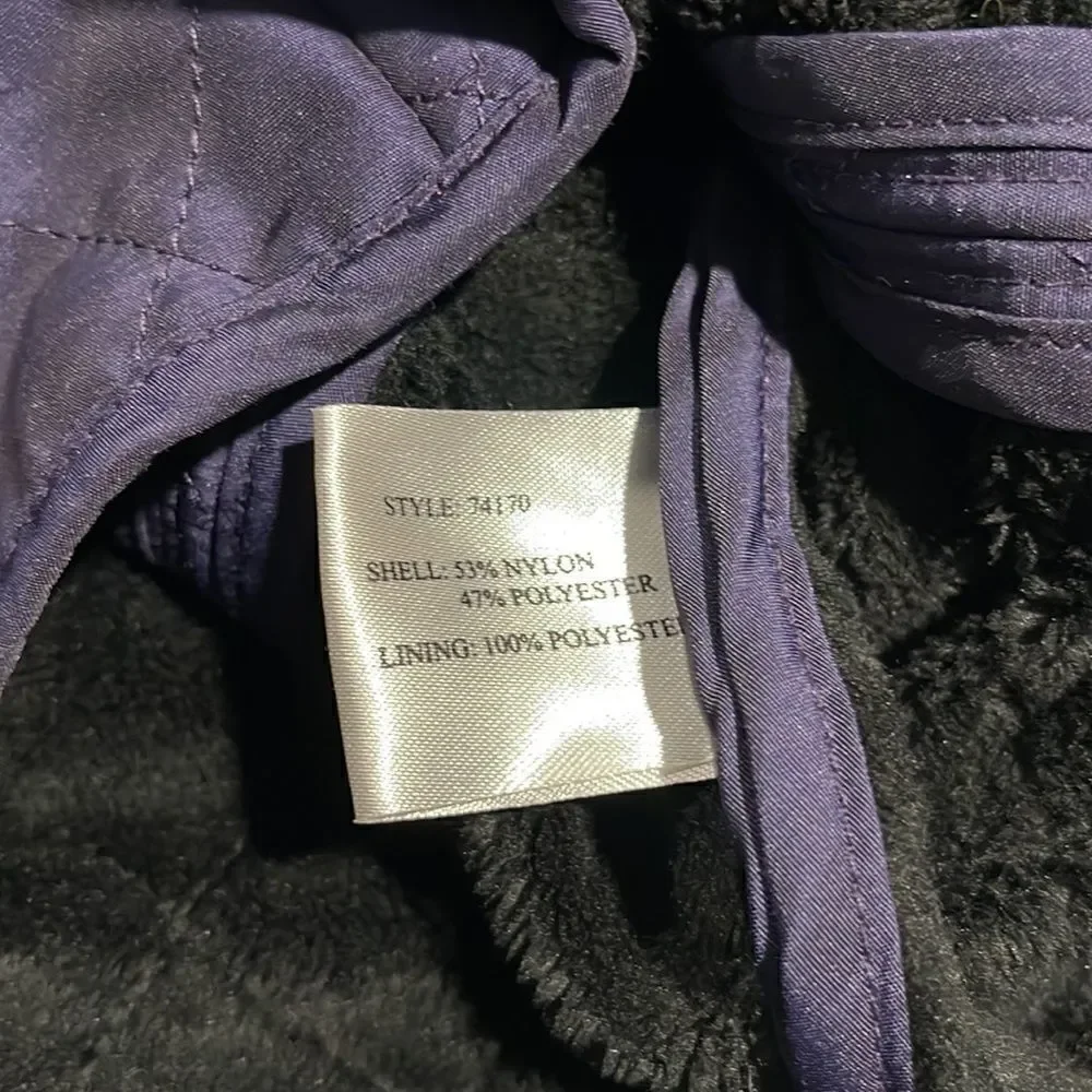 𝅺Pendleton Purple Fleece Lined Quilted Jacket Sz M